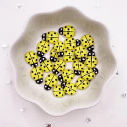 Resin 9mm*13mm Mini Cute Red Beetle Flatback Cabochon Rhinestone 60pcs DIY Scrapbook Decor Home Crystal Figurines Craft