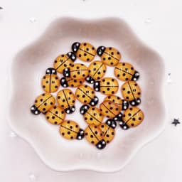 Resin 9mm*13mm Mini Cute Red Beetle Flatback Cabochon Rhinestone 60pcs DIY Scrapbook Decor Home Crystal Figurines Craft
