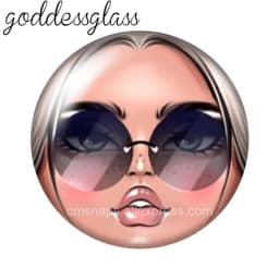 матрёшка Matryoshka Russian Girl Face 10pcs 12mm/18mm/20mm/25mm Round Photo Glass Cabochon Demo Flat Back Making Finding