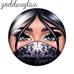 матрёшка Matryoshka Russian Girl Face 10pcs 12mm/18mm/20mm/25mm Round Photo Glass Cabochon Demo Flat Back Making Finding