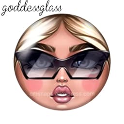 матрёшка Matryoshka Russian Girl Face 10pcs 12mm/18mm/20mm/25mm Round Photo Glass Cabochon Demo Flat Back Making Finding