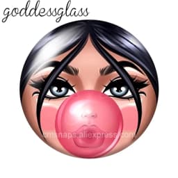 матрёшка Matryoshka Russian Girl Face 10pcs 12mm/18mm/20mm/25mm Round Photo Glass Cabochon Demo Flat Back Making Finding
