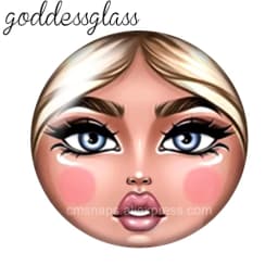 матрёшка Matryoshka Russian Girl Face 10pcs 12mm/18mm/20mm/25mm Round Photo Glass Cabochon Demo Flat Back Making Finding