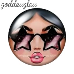 матрёшка Matryoshka Russian Girl Face 10pcs 12mm/18mm/20mm/25mm Round Photo Glass Cabochon Demo Flat Back Making Finding