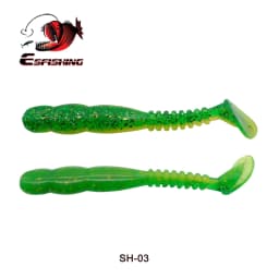 ESFISHING Soft Fishing Lures Rockviber 50mm 95mm 115mm Rock Shiner Isca Artificial Soft Bait Pike Trout Swimbaits