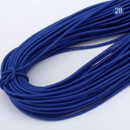 2mm Colorful High-Quality Round Elastic Band Round Elastic Rope Rubber Band Elastic Line DIY Sewing Accessories 5meters