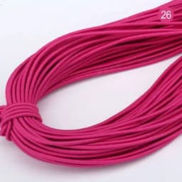 2mm Colorful High-Quality Round Elastic Band Round Elastic Rope Rubber Band Elastic Line DIY Sewing Accessories 5meters