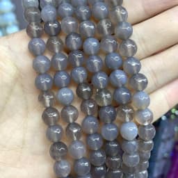 Faceted Natural Stone 4/6/8/10mm Amazonite Agates Jaspers Crystal Gems Loose Beads For Jewelry Making DIY Bracelet Accessories