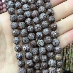 Faceted Natural Stone 4/6/8/10mm Amazonite Agates Jaspers Crystal Gems Loose Beads For Jewelry Making DIY Bracelet Accessories