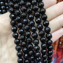 Faceted Natural Stone 4/6/8/10mm Amazonite Agates Jaspers Crystal Gems Loose Beads For Jewelry Making DIY Bracelet Accessories