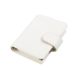Moterm Regular A8 / M5 Size Rings Planner Pebbled Grain Cowhide 5-hole Mini Notebook with 15 MM Rings Organizer Journey Diary