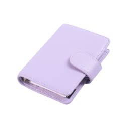 Moterm Regular A8 / M5 Size Rings Planner Pebbled Grain Cowhide 5-hole Mini Notebook with 15 MM Rings Organizer Journey Diary