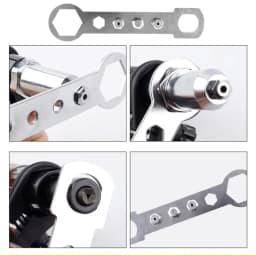 Professional Electric Rivet Nut Gun Machine Core Pull Accessories Cordless Riveting Gun Drill Adapter Insert Nut Tools