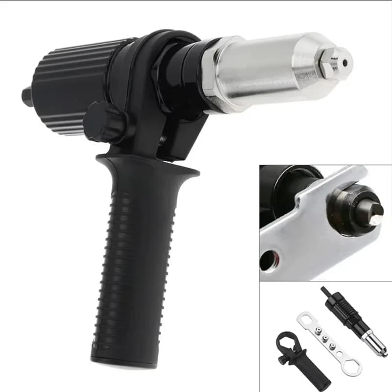 Professional Electric Rivet Nut Gun Machine Core Pull Accessories Cordless Riveting Gun Drill Adapter  Insert Nut Tools