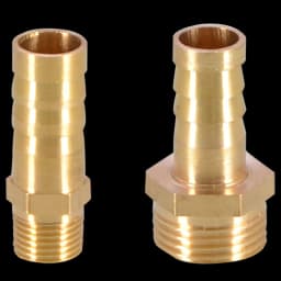 Brass Pipe Fitting 6/8/10/12/14/16mm Hose Barb Tail 1/8" 3/8" 1/4" BSP Male Connector Joint Copper Coupler Adapter