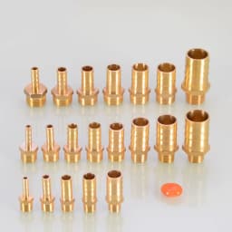 Brass Pipe Fitting 6/8/10/12/14/16mm Hose Barb Tail 1/8" 3/8" 1/4" BSP Male Connector Joint Copper Coupler Adapter