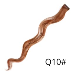 Highlights Hair Rainbow Synthetic Clip On Hair Extensions Ombre Colored Clip Hairpiece Colorful Clip Hair Strands For Festival