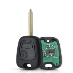 KEYYOU 2 Button 433Mhz Remote Car Key For Peugeot 307 206 407 Partner Citroen C1 C2 C3 ID46 PCF7961 chip VA2 Ne73 HU83 SX9 Blade