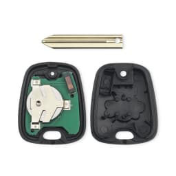 KEYYOU 2 Button 433Mhz Remote Car Key For Peugeot 307 206 407 Partner Citroen C1 C2 C3 ID46 PCF7961 chip VA2 Ne73 HU83 SX9 Blade