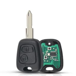 KEYYOU 2 Button 433Mhz Remote Car Key For Peugeot 307 206 407 Partner Citroen C1 C2 C3 ID46 PCF7961 chip VA2 Ne73 HU83 SX9 Blade