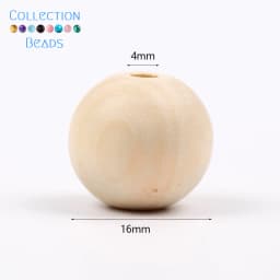 4-50mm 1-1000pcs Natural Wood Beads Round Spacer Wooden Pearl Lead-Free Balls Charms DIY For Jewelry Making Handmade Accessories