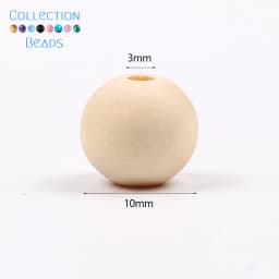 4-50mm 1-1000pcs Natural Wood Beads Round Spacer Wooden Pearl Lead-Free Balls Charms DIY For Jewelry Making Handmade Accessories