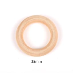 4-50mm 1-1000pcs Natural Wood Beads Round Spacer Wooden Pearl Lead-Free Balls Charms DIY For Jewelry Making Handmade Accessories