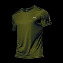 High Quality Polyester Men Running T Shirt Quick Dry Fitness Shirt Training Exercise Clothes Gym Sport Shirt Tops Lightweight