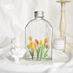 Flowers Sticker pack 40pcs Fresh Flower Plant Transparent Waterproof daisy hand account Decoration Scrapbooking material