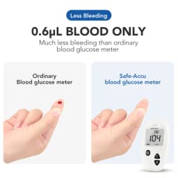 25/50/100/200/300/400PCS Sinocare Safe-Accu Blood Glucose Test Strips and Lancets for Blood Glucose Monitor Diabetes