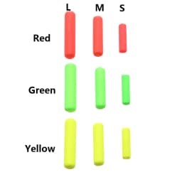 50 PCs/Bag Fishing Foam Floats Ball Oval Floats Beads Light Weight Indicator Fish Beans Fishing Floats Fishing Accessories