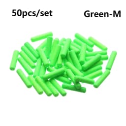 50 PCs/Bag Fishing Foam Floats Ball Oval Floats Beads Light Weight Indicator Fish Beans Fishing Floats Fishing Accessories