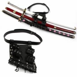 Sword Bag Sword Carry Case Waistband Strap for Roronoa Zoro Cosplay Ninja Hero Cosplay Anime Costume Holster Props