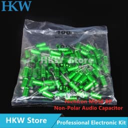 10pcs/lot Nichicon MUSE BP ES Non Polar Nonpolar Bipolar HiFi Audio Capacitor 4.7uf 10uf 22uf 47uf 100uf 16V 25V 50V Copper Feet