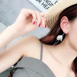 Korean Acrylic Big Flower Tassel Drop Earrings for Women Sweet White Crystal Petals Brincos Wedding Party Jewelry Girl Gift