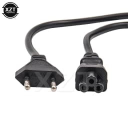 Hot Selling 1.2M European EU Plug Universal Laptop Charger Plug Power Adapter Cord Cable for Computers Input 10A 240V AC