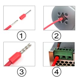 100Pcs Electric Wire Conector Crimp Connectors Wire Terminal Connector Cable Terminals End Crimps Insulated Assortment