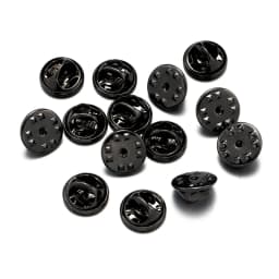 100pc Metal Locking Pin Back Brooch Badge Holder Lapel Base For DIY Jewellery Material Making Supply Craft Accessories Handmade