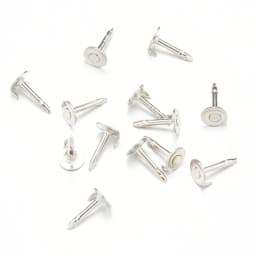 100pc Metal Locking Pin Back Brooch Badge Holder Lapel Base For DIY Jewellery Material Making Supply Craft Accessories Handmade