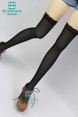 BJD Accessories Fashion Black Stockings for 27-60cm 1/3 1/4 /1/6 BJD DD SD Doll Clothes
