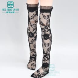 BJD Accessories Fashion Black Stockings for 27-60cm 1/3 1/4 /1/6 BJD DD SD Doll Clothes
