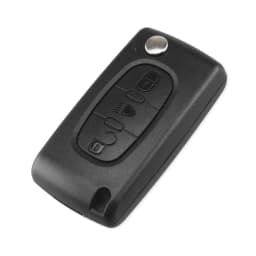 KEYYOU Remote Key Case for Peugeot 207 307 308 407 607 807 For Citroen C2 C3 C4 C5 C6 Flip Folding Car Key Shell 2/3/4 Buttons