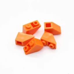 100pcs MOC Slope Inverted 45 2x1 3665 DIY Enlighten Block Bricks Compatible with Assembles Particles Toys for Children