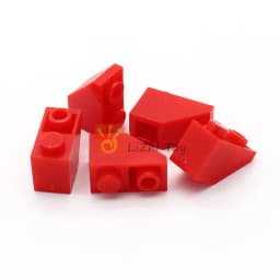100pcs MOC Slope Inverted 45 2x1 3665 DIY Enlighten Block Bricks Compatible with Assembles Particles Toys for Children