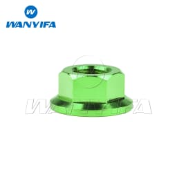 Wanyifa Titanium Nut M5 M6 M8 M10 M12 M14 M16 Flange Nuts for Bicycle Motorcycle Car