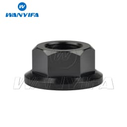 Wanyifa Titanium Nut M5 M6 M8 M10 M12 M14 M16 Flange Nuts for Bicycle Motorcycle Car