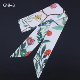 Spring Design Leopard Skinny Scarf Women Luxury Brand Horse Bag Scarves Hair Neck Silk Scarf For Ladies Foulard Headband