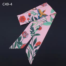 Spring Design Leopard Skinny Scarf Women Luxury Brand Horse Bag Scarves Hair Neck Silk Scarf For Ladies Foulard Headband
