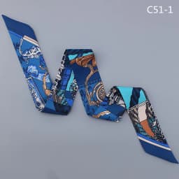 Spring Design Leopard Skinny Scarf Women Luxury Brand Horse Bag Scarves Hair Neck Silk Scarf For Ladies Foulard Headband