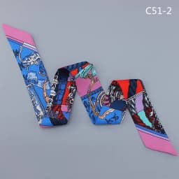 Spring Design Leopard Skinny Scarf Women Luxury Brand Horse Bag Scarves Hair Neck Silk Scarf For Ladies Foulard Headband